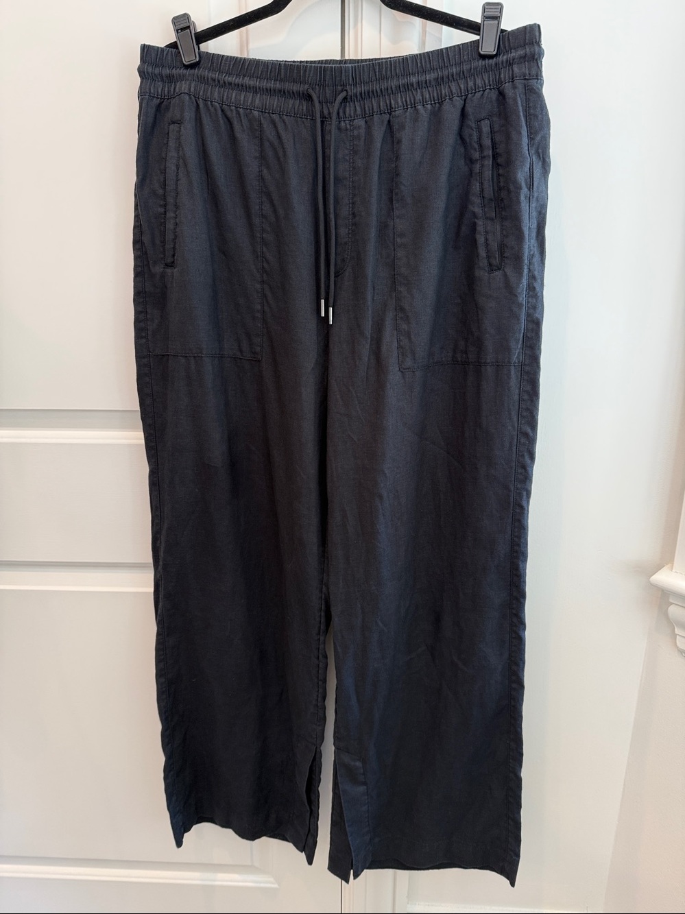 Athleta Retreat Linen Wide Leg Pants Size L